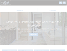 Tablet Screenshot of conceptbath.com